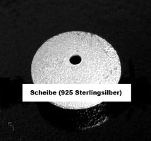 Perle Scheibe (925 Sterling Silber)