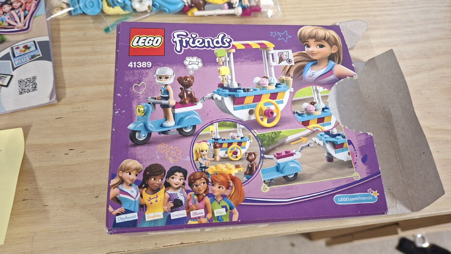 Lego Kit di costruzioni: Lego Friends Stephanies mobiler Eiswagen – Usato da Tagelswangen venduto da oceanfish 1