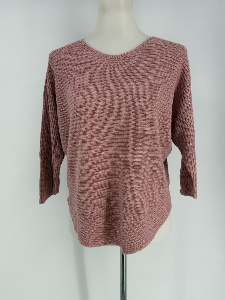 Pullover & Sweatshirts: Pullover Gr. L mit Lurex und 3/4 Arm  – Gebraucht aus Auenstein von moin.