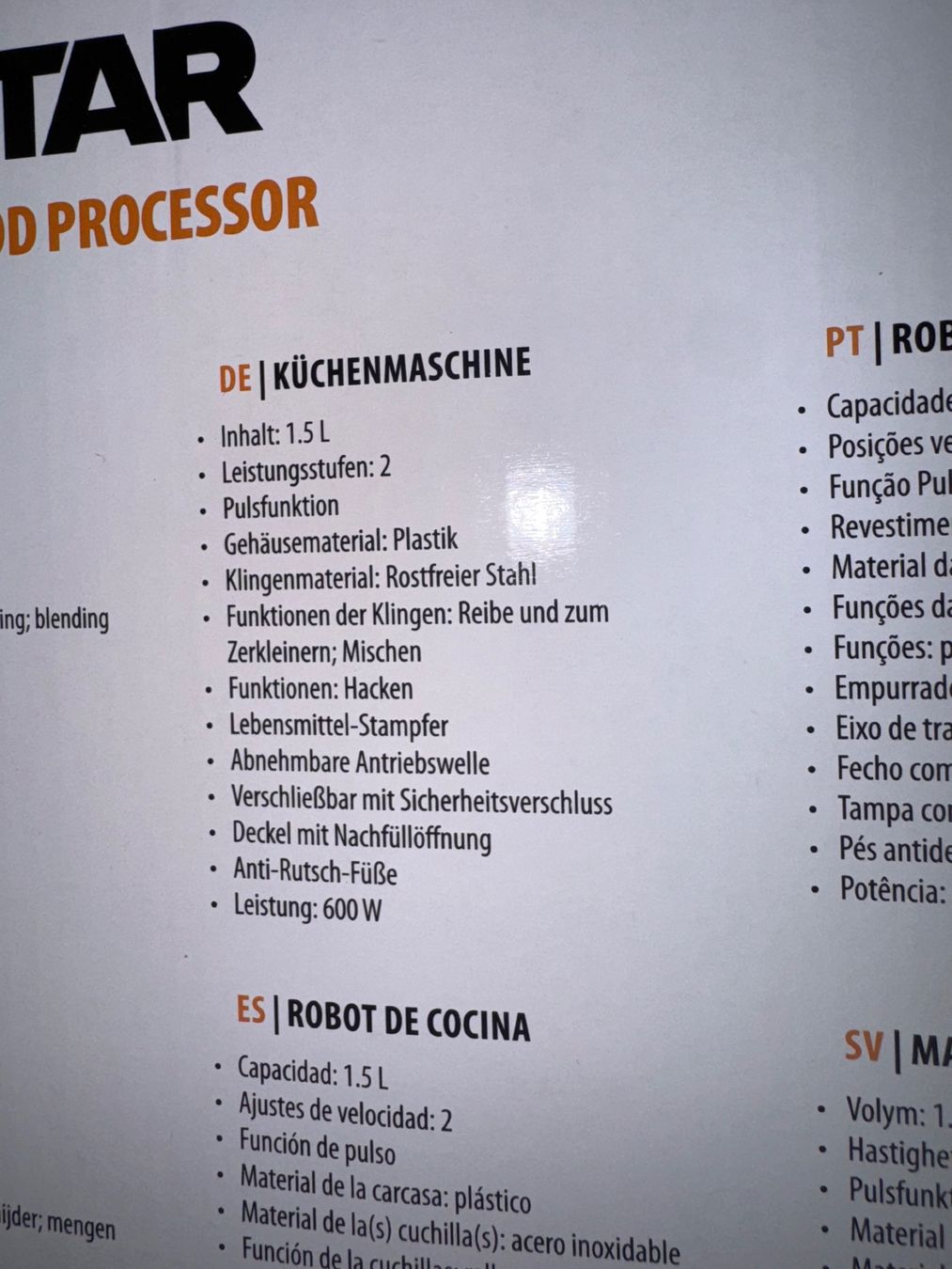 Elettrodomestici da cucina: Tristar MX 4832 Küchenmaschine – Usato da Grosswangen venduto da Second_hand_paradise 3
