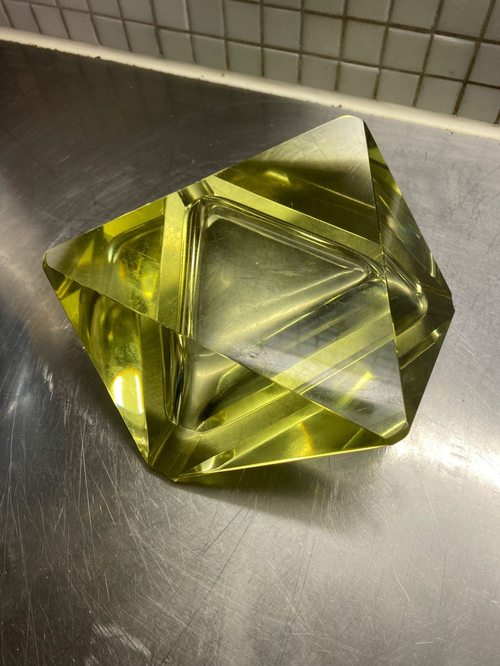 Aschenbecher: aschenbecher Czech Glas Schlevogt Ingrid  Jablonec - 1939 – Gebraucht aus Solothurn von BORGHAGEN 4