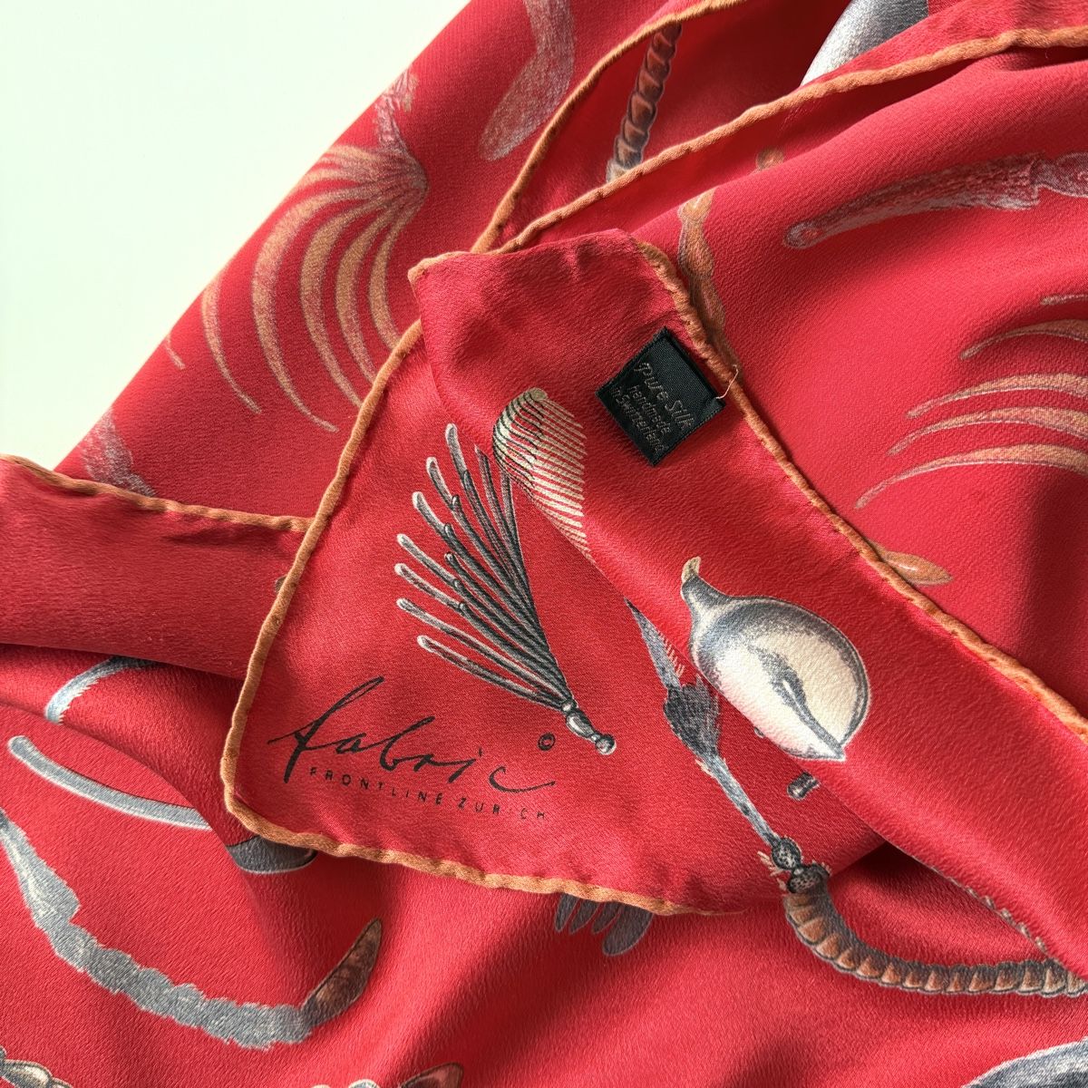 Fabric Frontline Foulard & Sciarpe: FABRIC FRONTLINE Silk Scarf – Nuovo (secondo la descrizione) da Emmen venduto da Avviivva_Com2023 4