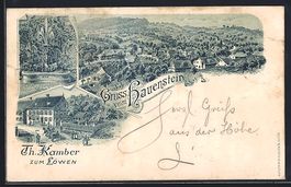 Litho Hauenstein, Gasthaus zum Löwen v.