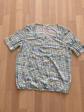 Tom Tailor Shirt, Gr. M, blau/grün kariert, Sommerlich!