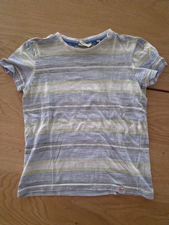 T-Shirt Petrol gestreift Grösse 152