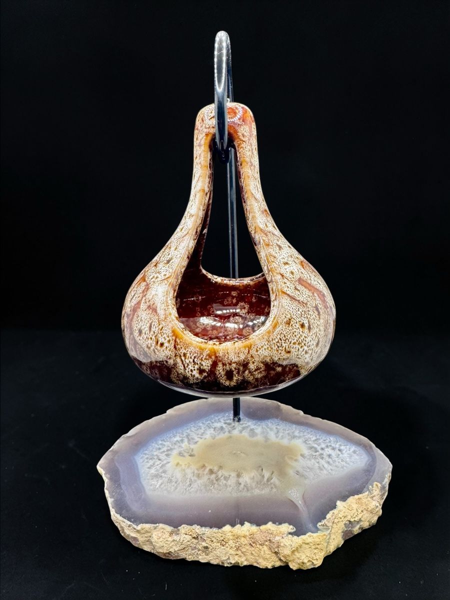 Tutte le decorazioni: Duftlampe auf Achatplatte Nr. 1 – Nuovo e nell'imballaggio originale da Amden venduto da Energiearbeit.Laib 1