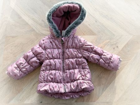 Warme Winter-Steppjacke Mädchen, Gr. 74/80