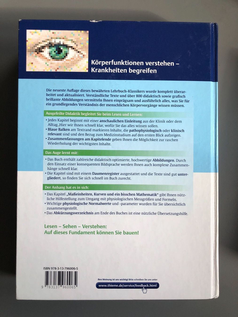 Bücher: Physiologie Thieme – Gebraucht aus Zürich von ehupp 1
