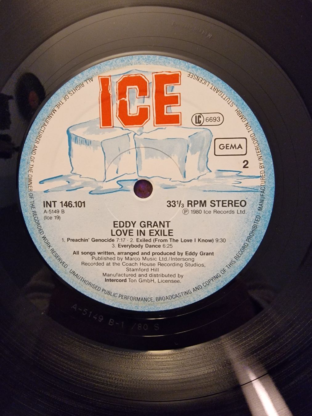 Schallplatten: Eddy Grant - Love in Exile – Gebraucht aus Pfaffnau von gunport 4