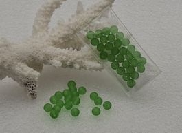 Grüne Glasperlen, 30 Stück