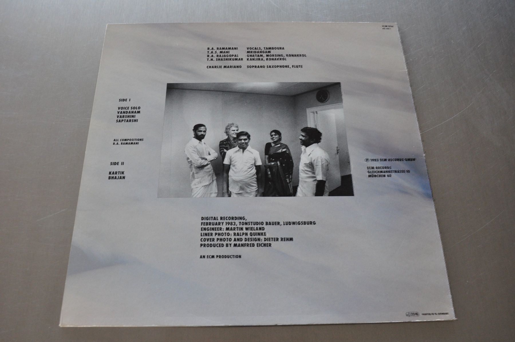 Schallplatten: ECM 1256 - CHARLIE MARIANO & KARNATAKA – Gebraucht aus Sion von jaipur1401 1