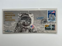 Weltraum 20. Jahrestag Apollo 11 NASA Beleg SST Houston