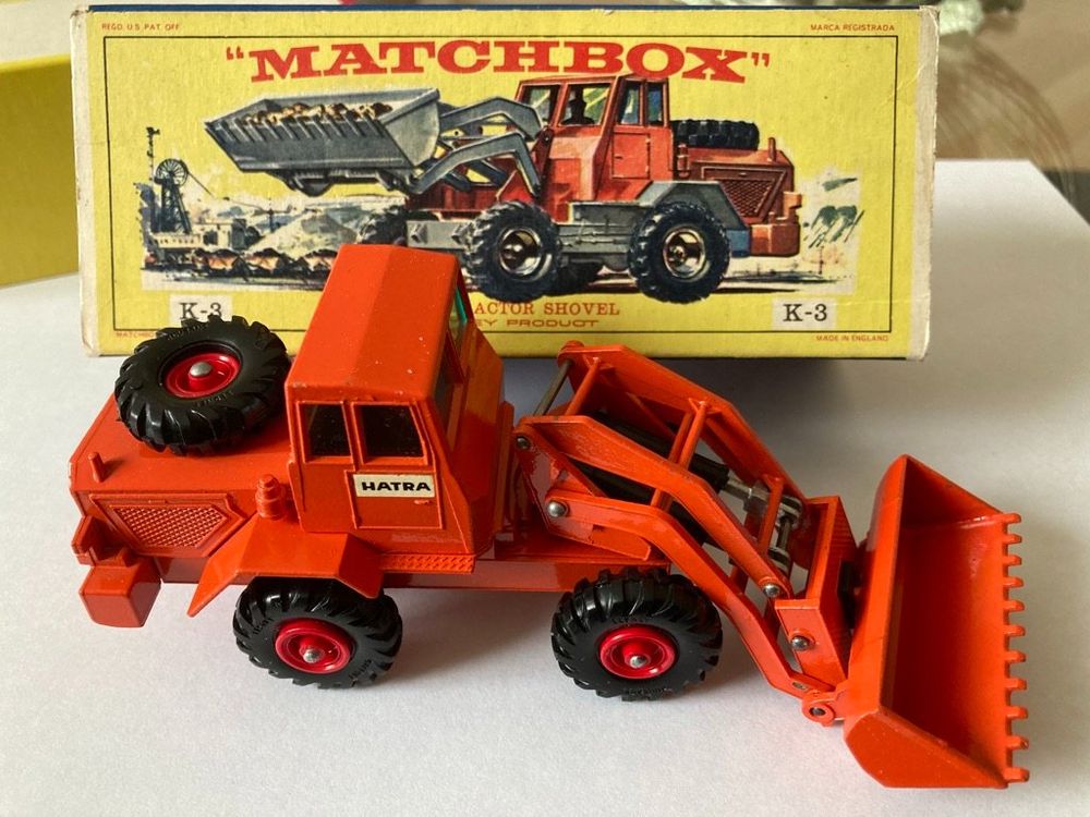 Matchbox K3 Hatra Traktor, orange, mit Box | Acheter sur Ricardo