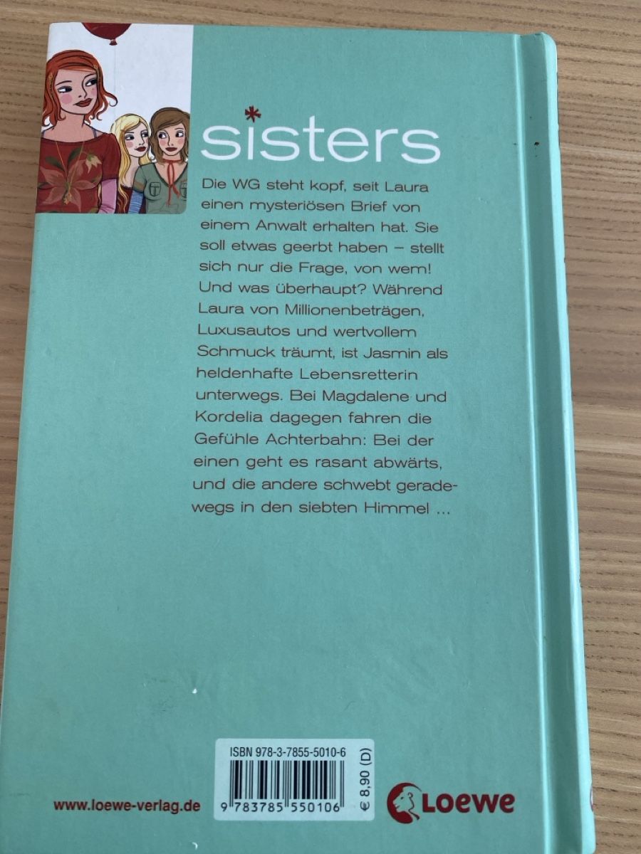 Libri: Sisters Buch, WG Abenteuer, Neue Liebe – Usato da Uttigen venduto da edicomedy 1
