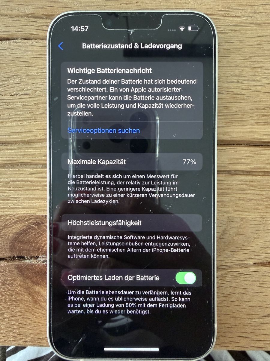 Apple Telefoni cellulari / Smartphones: iPhone 13 (256GB) Starlight – Usato da Wil SG venduto da Ciara13 8