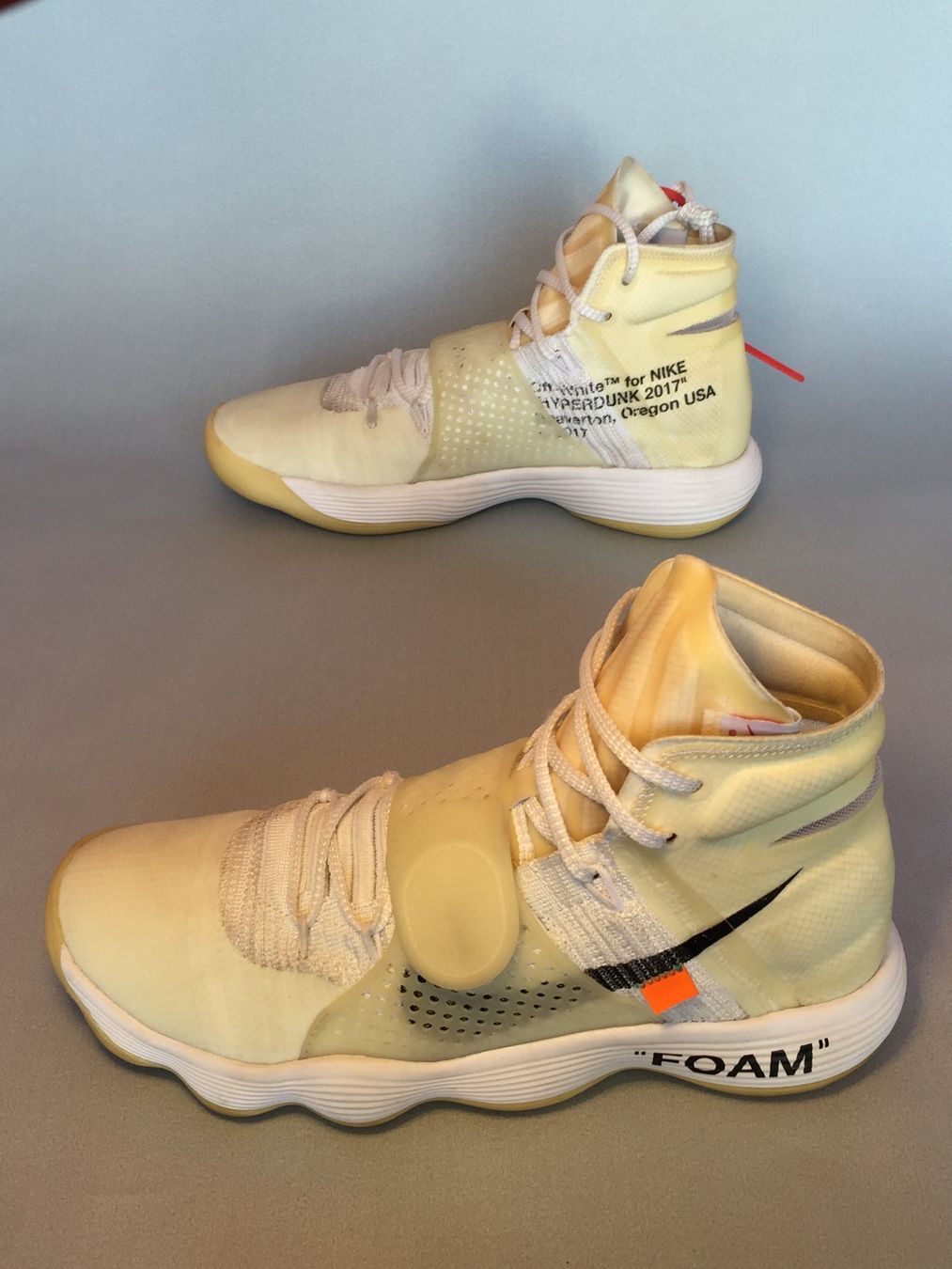 Off-White Herrenschuhe: Nike React Hyperdunk 2017 Flyknit Off-White "The Ten" 45 – Gebraucht aus Genève von ang_7j7j 6