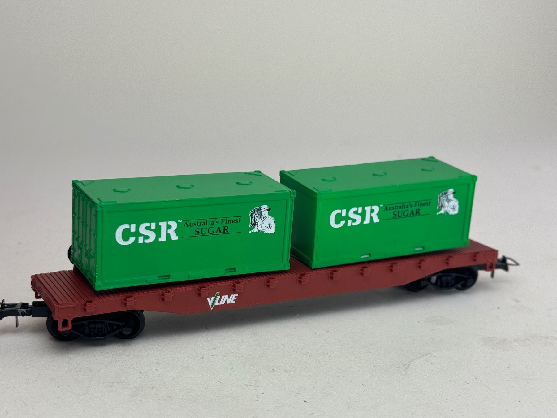 Modellini di ferrovie: EX- Freightline US Containerwagon CSR – Usato da Elm venduto da Wikmtz 1