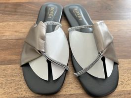 Schicke ROSE Sandalen Grösse 43 mit Strass