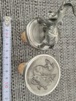 Zinn Weinflaschenverschluss Elefant & Koi Karpfen Wein