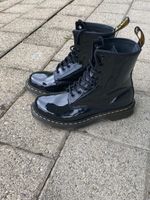 Stiefel Dr. Martens schwarz Lackleder guter Zustand