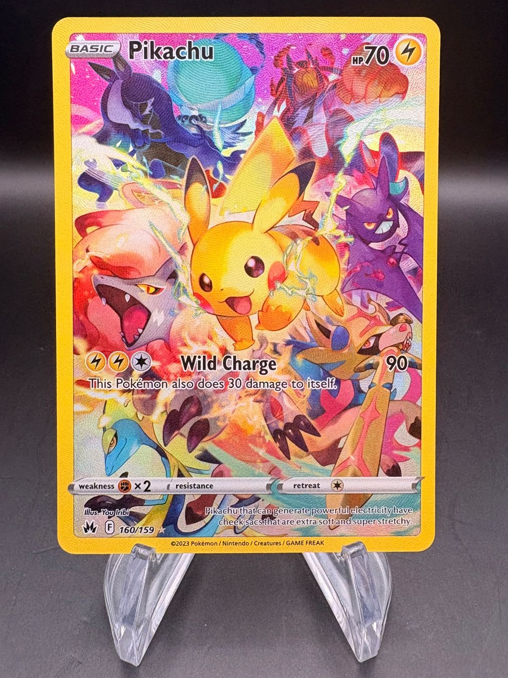 Pokémon Carte collezionabili: Pikachu 160/159 Crown Zenith SR EN 2023 – Usato da Stansstad venduto da Tigious