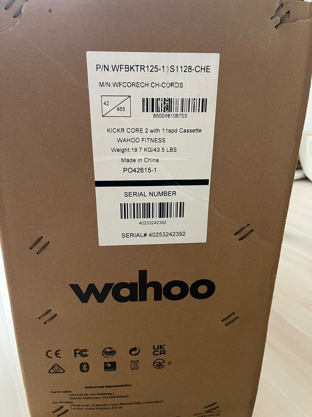 Wahoo Hometrainer: Wahoo KICKR CORE 2 Smart Trainer – Usato da Winterthur venduto da maniw10 3