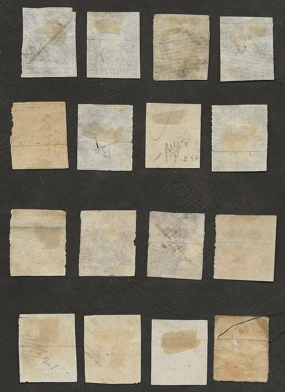 Alle Briefmarken: Schweiz 16 Strubel mit Rautenstempel – Gebraucht aus Au ZH von xelagreb01 1