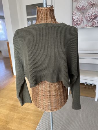 Strickpullover in Olivgrün, Even&Odd, M