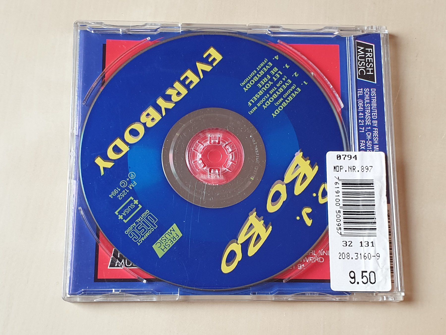 CD: DJ Bobo Everybody – Usato da Stansstad venduto da collectorsshop 1
