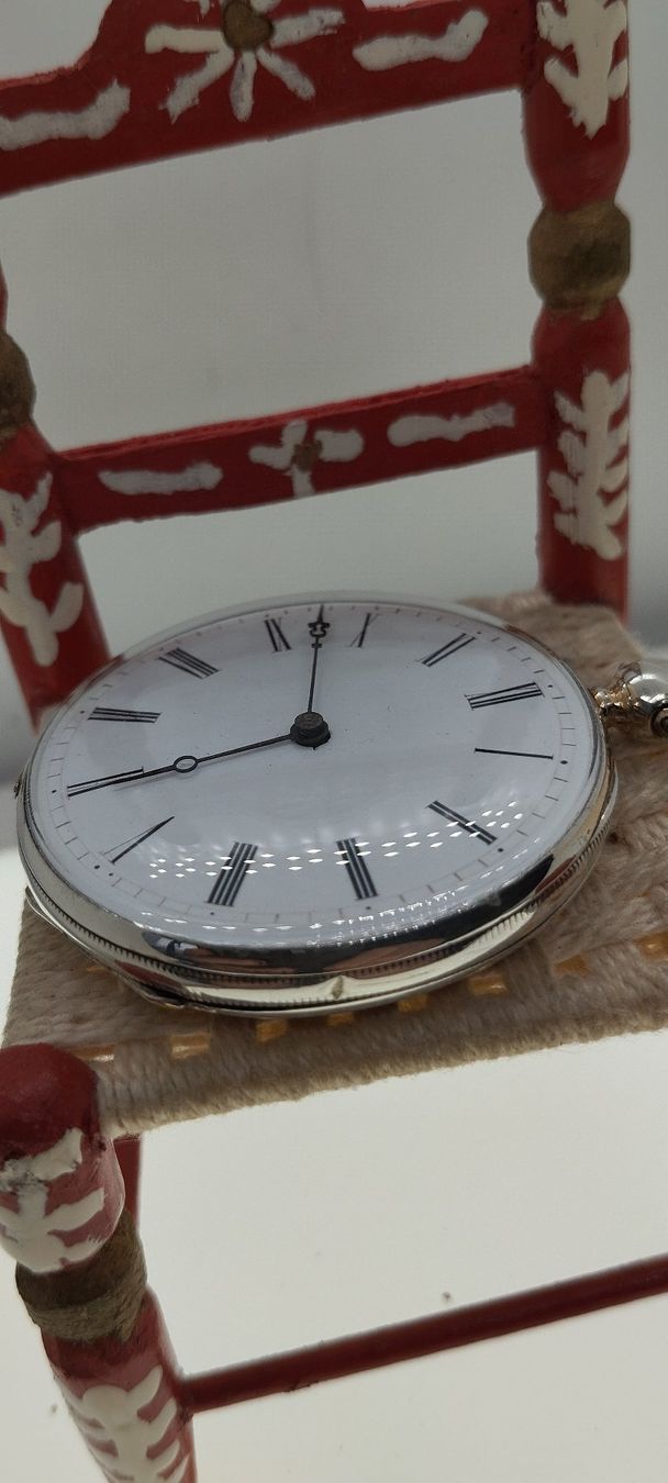 Orologi: montre de poche 19eme siècle argent – Usato da La Chaux-de-Fonds venduto da jac_9llg 4