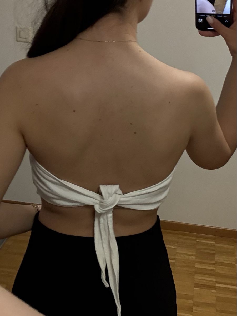 Zara Tops: Top bandeau blanc Zara, taille XS – Neu (gemäss Beschreibung) aus Châtelaine von nan_j75j 1