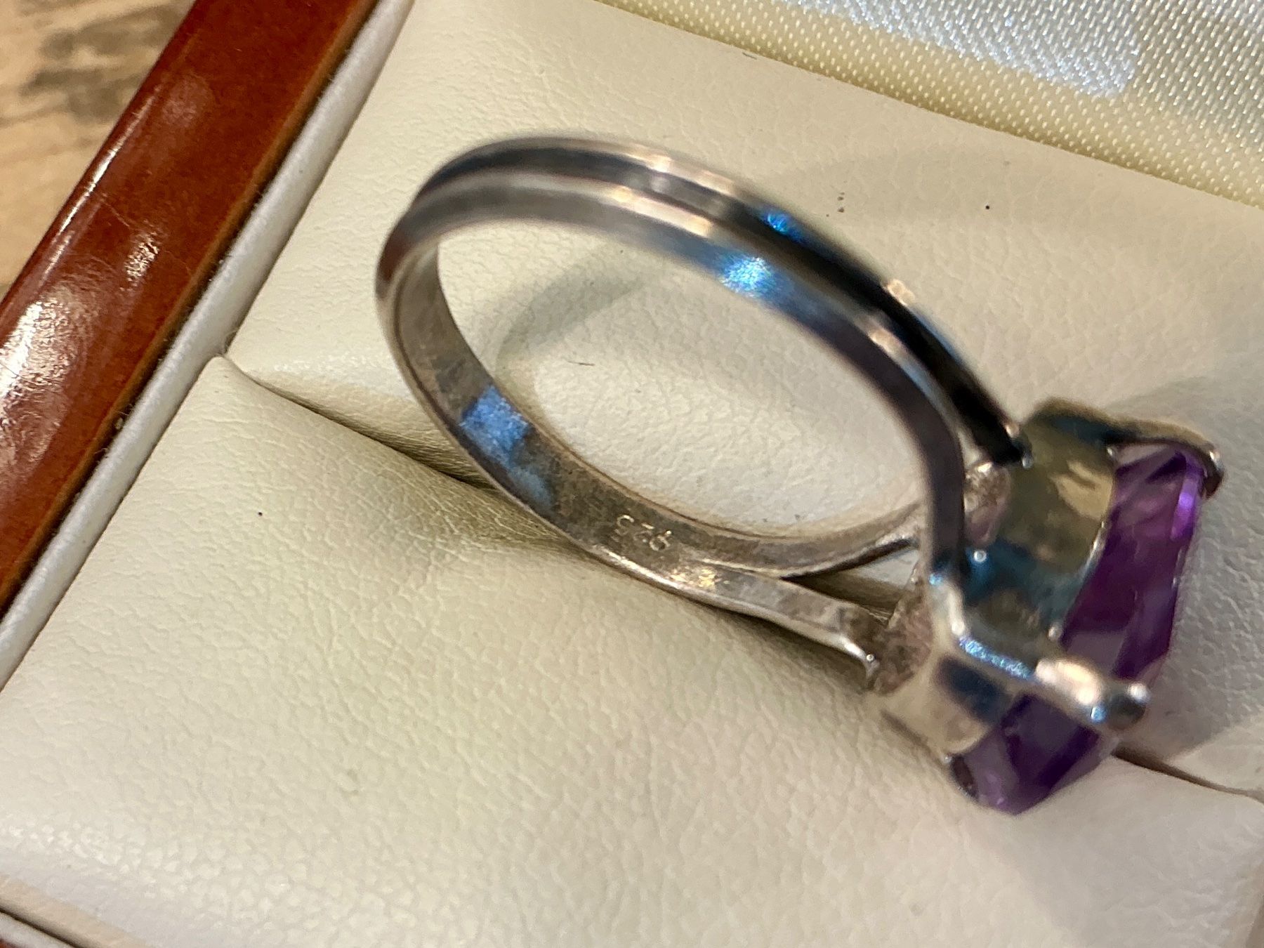Anelli: VINTAGE RING STERLING 925 AMETHYST, GR.55 – Usato da Biglen venduto da Limarkt 6