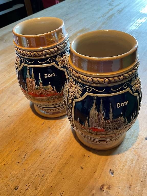 Bicchieri: Chope à bière en grès – Usato da Correvon venduto da HelloBello71 2