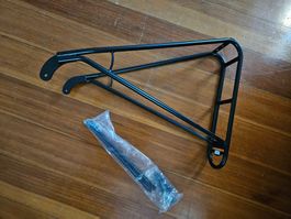 Fahrrad Gepäckträger schwarz neu