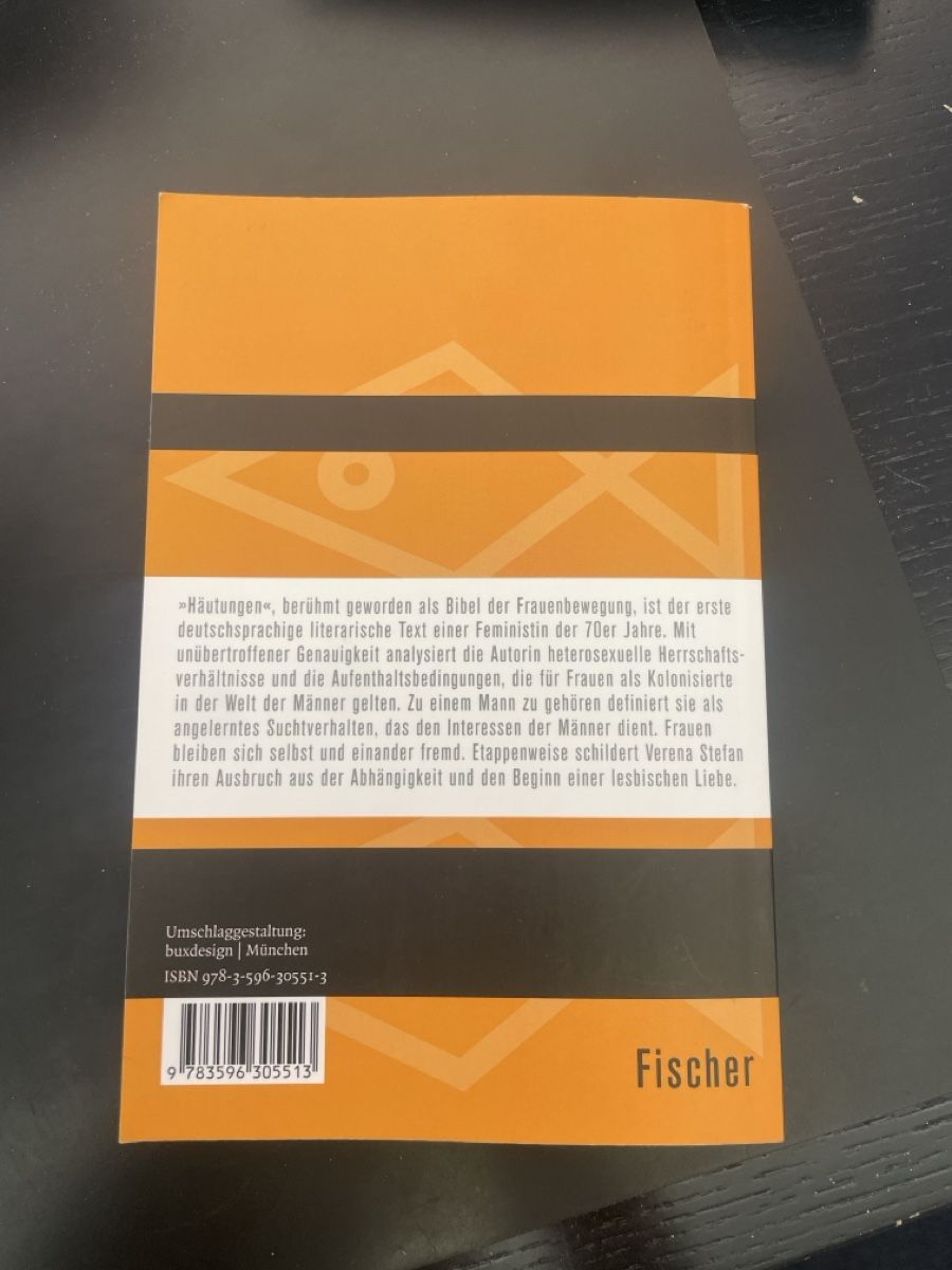 Libri: Verena Stefan Häutungen gebrauchtes Buch – Usato da Luzern venduto da nat_jwq7 1