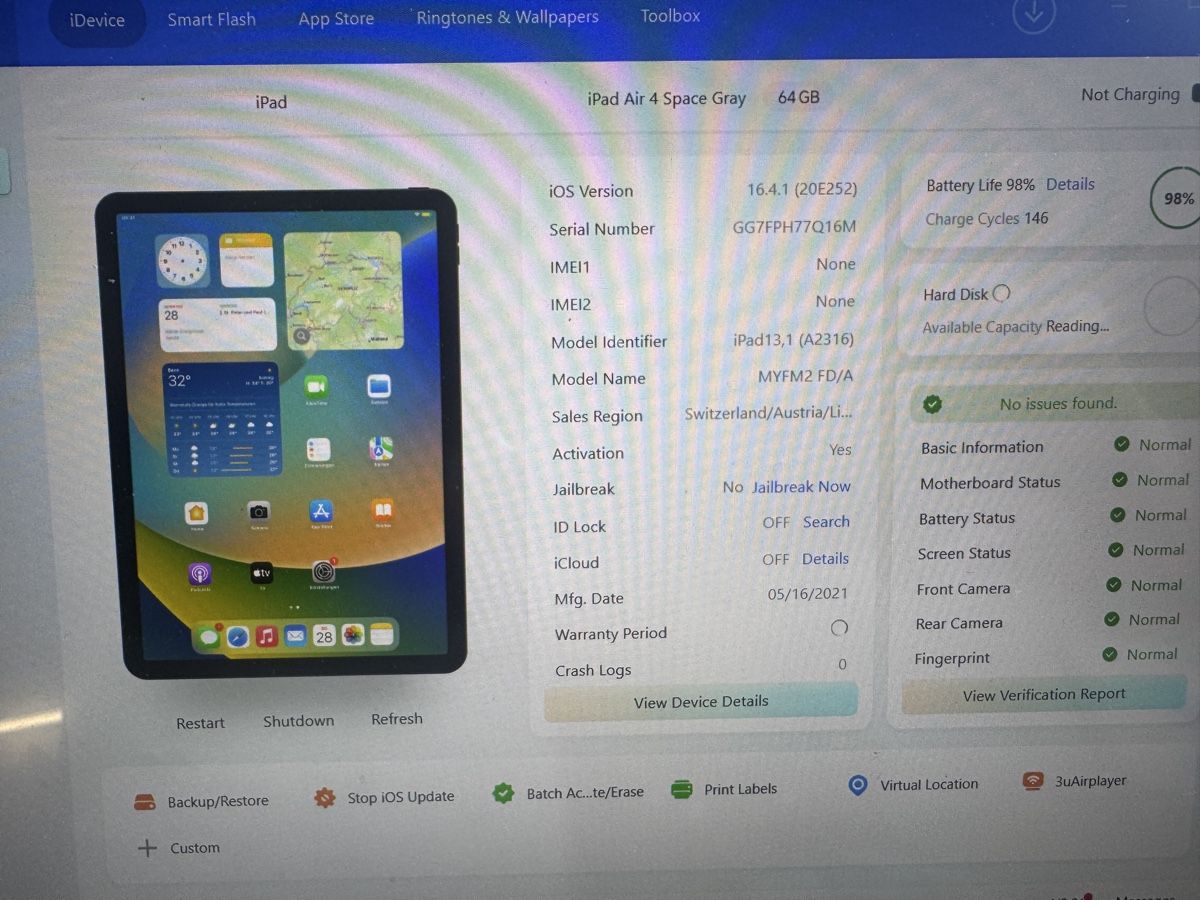 Apple Tablet PC: iPad Air 4  wie Neue  – Neu (gemäss Beschreibung) aus Bern von Picatcho 5