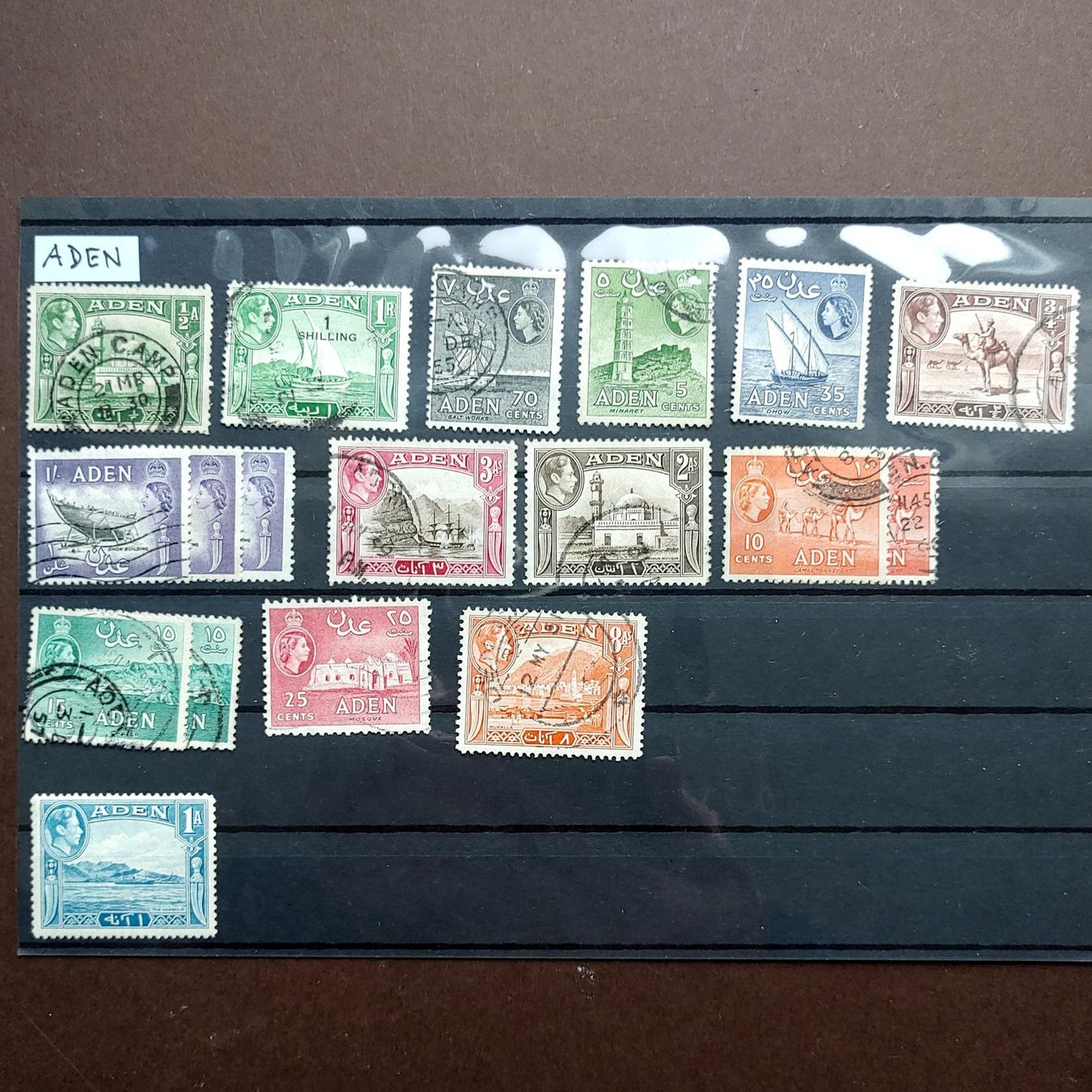 Tutti i francobolli: Lot alte Briefmarken aus ADEN – Usato da Steinhausen venduto da Kristall022