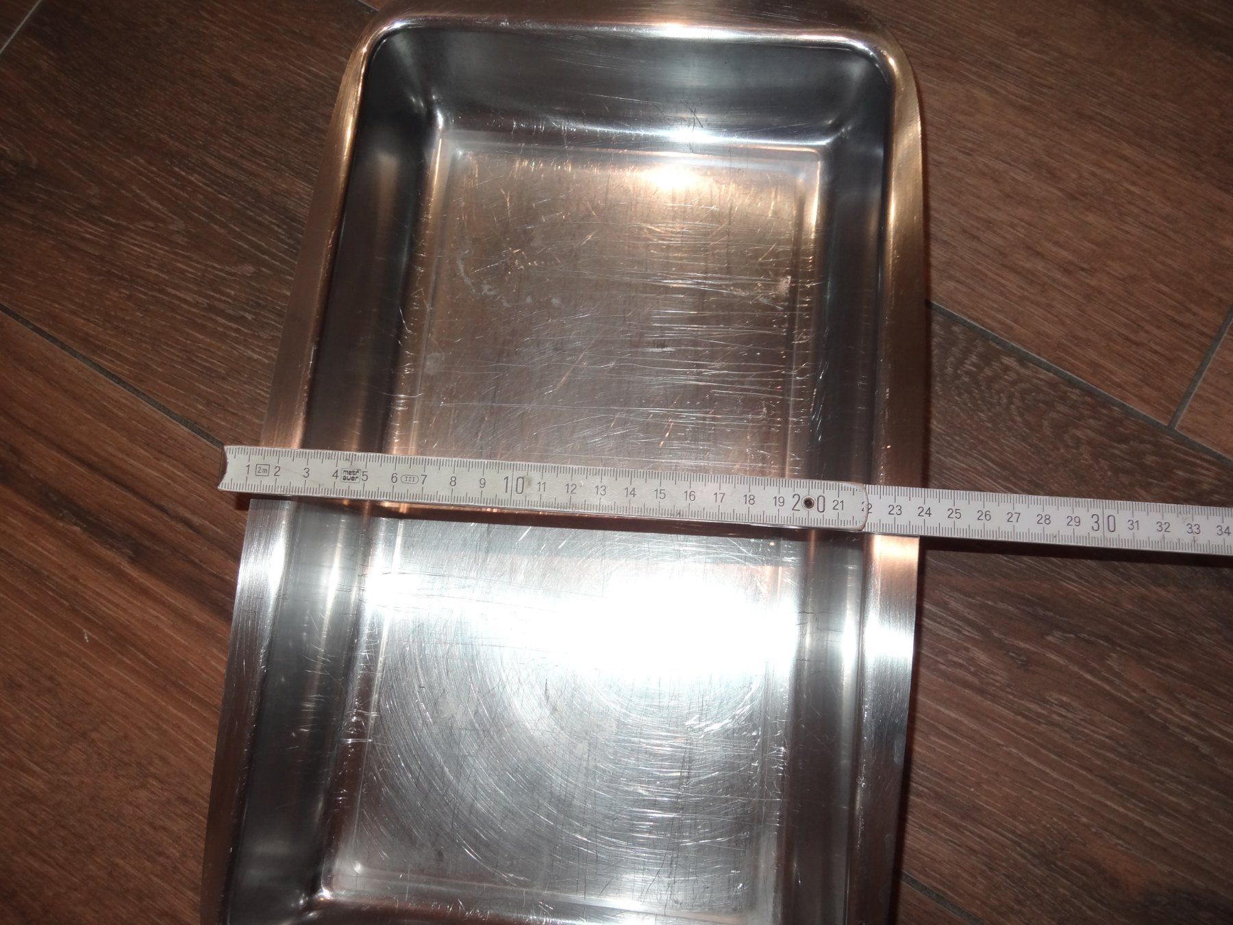 Piatti di portata: Plat à four en métal, rectangulaire, usage professionnel,... – Usato da Satigny venduto da salvatore73 6