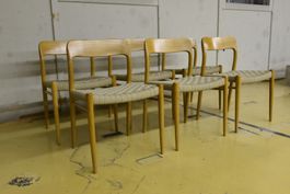 Dänische Stühle Modell 75 von Niels Otto Møller