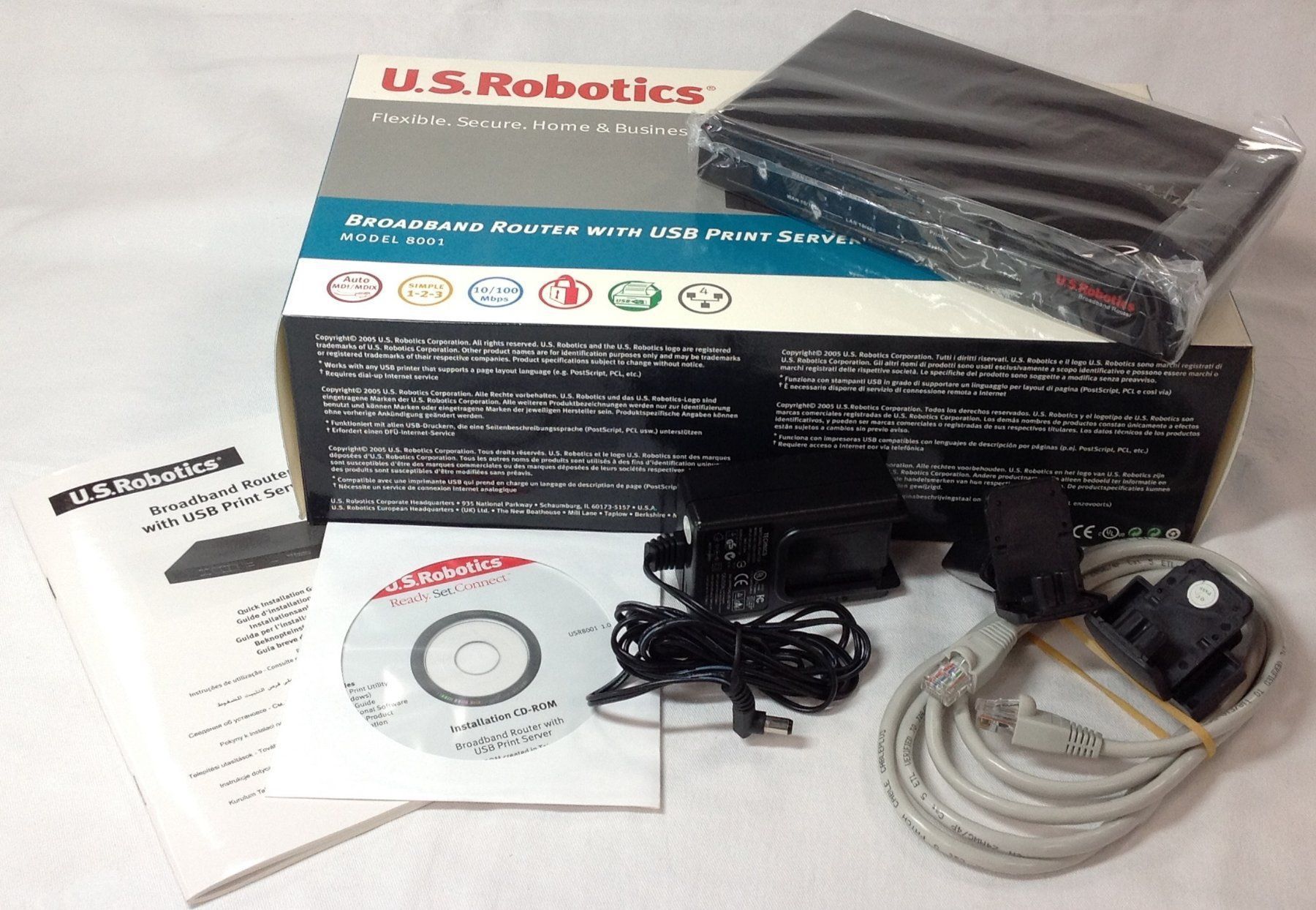 Modem & Router: U.S.Robotics USR848001 AccessPoint Breitband Router – Nuovo e nell'imballaggio originale da Reinach AG venduto da RiesenServicesGmbH
