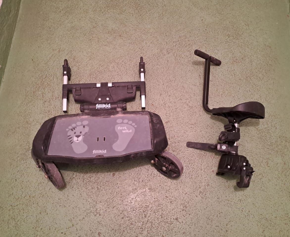 Fillikid Accessori per carrozzine: Buggy Board Fillikid mit Sitz – Usato da Zürich venduto da Lomo20 2