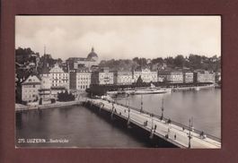 LUZERN - Seebrücke - Schiff