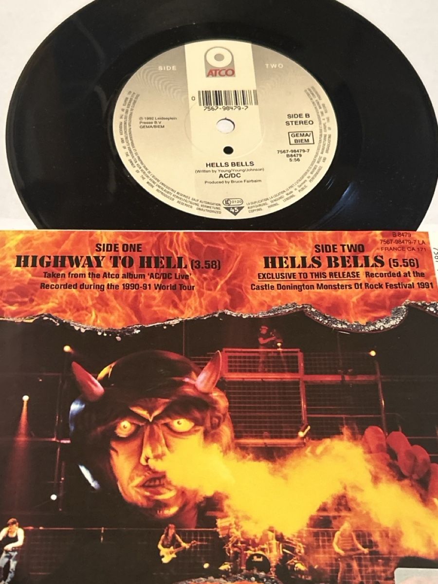Dischi in vinile: AC/DC. 1992. Highway To Hell. / Hells Bells – Usato da Faulensee venduto da Mizuno06 2