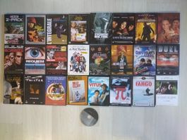 Lot de 25 DVD divers bon état