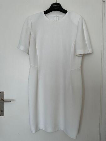 HANS ERRAS schönes Kleid Gr 38 Weiss wie neu