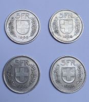 5 FRANKEN - Schweizer Münzen, 1968