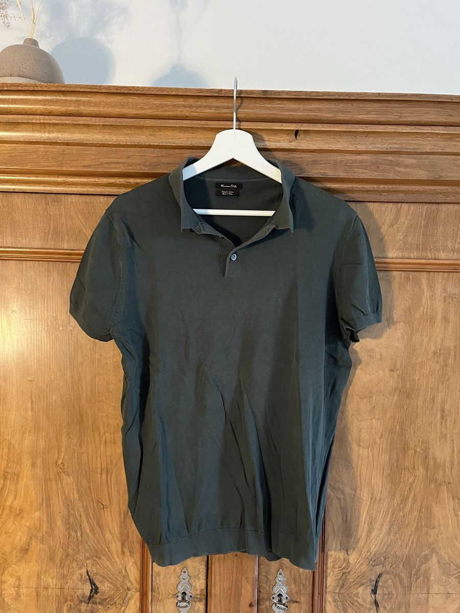Massimo Dutti Magliette Polo: Poloshirt, dunkelgrün, Gr. M, Massimo Dutti – Usato da St. Gallen venduto da Gloom22 1
