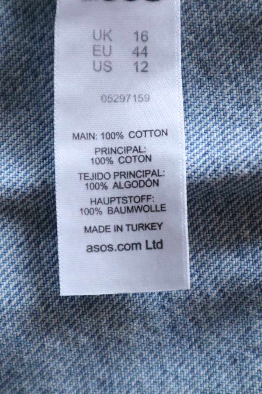 Vestiti: Kleid / Jeans Kleid, Gr. 44 / L, blau – Usato da Wattwil venduto da diamant1 4
