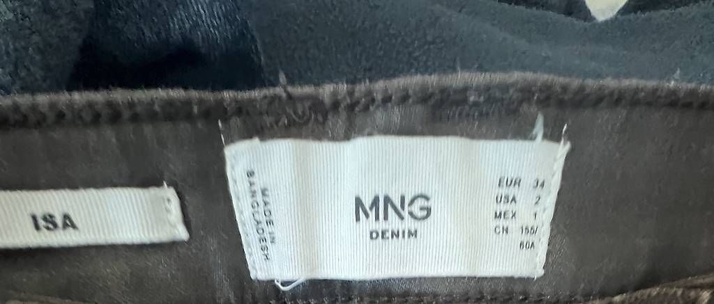 Jeans: Mango Jeans pelle marrone  – Usato da Minusio venduto da www_6ybt 1