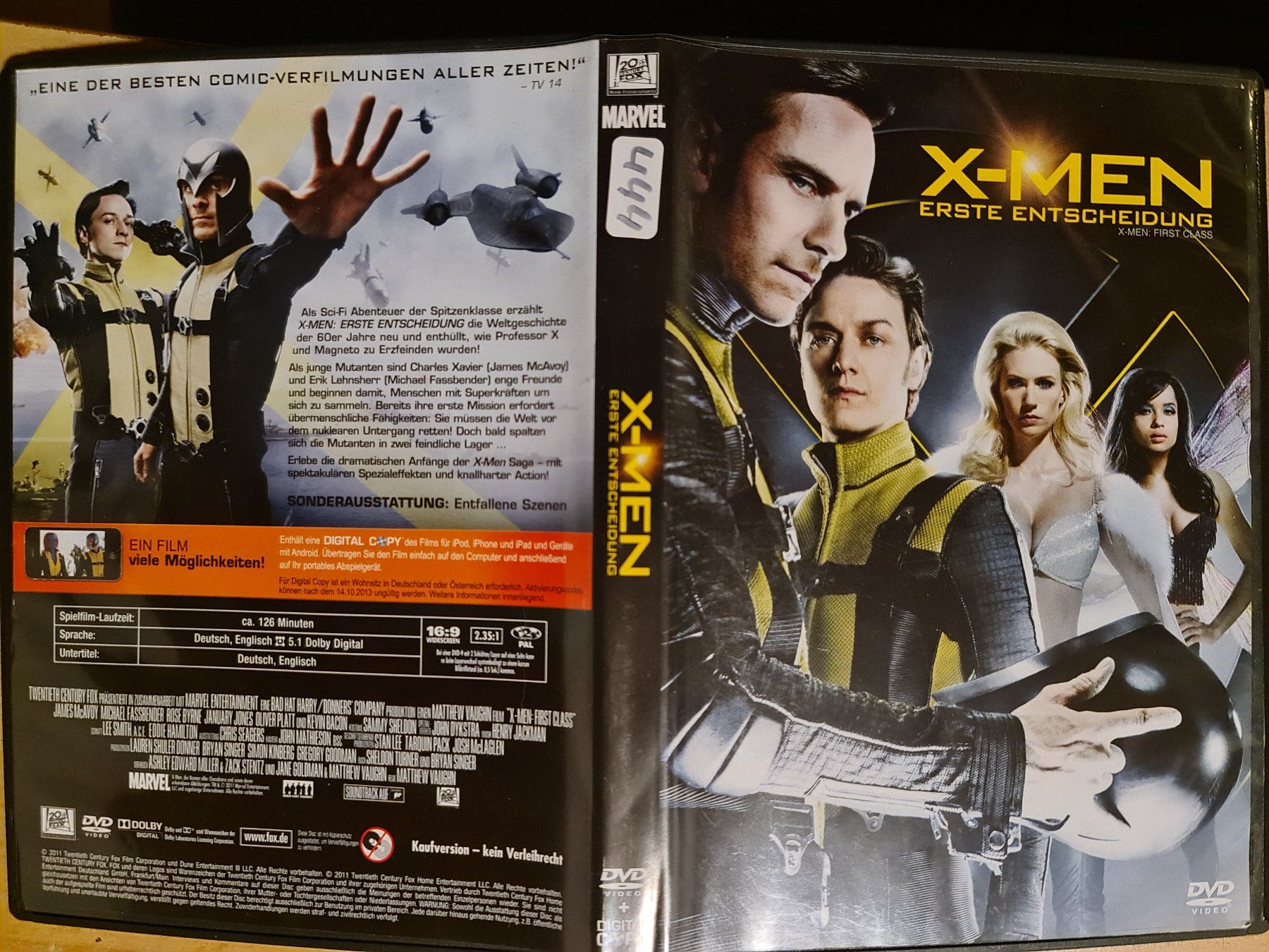 Tutti i DVDs: X-Men: Erste Entscheidung DVD – Usato da Dintikon venduto da Vexi